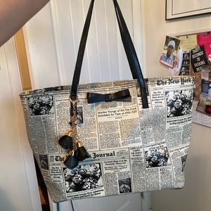 New York Journal Newspaper 🗞 Bow Rare Tote Bag